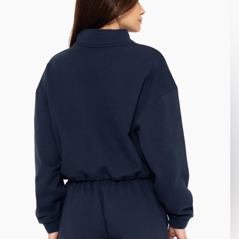 SET ACTIVE Half Zip Sweatshirt  XS NWOT - Picture 3 of 7